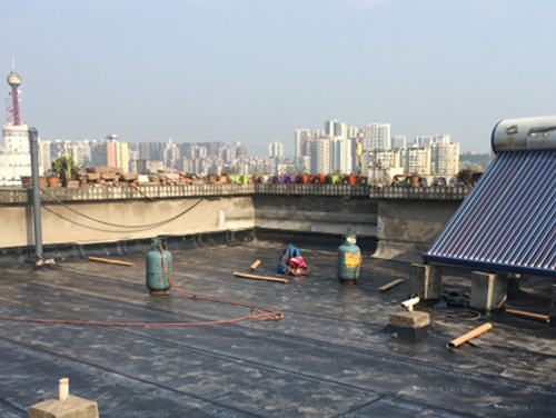 重庆渝北鲁能新城8街区屋面防水补漏工程